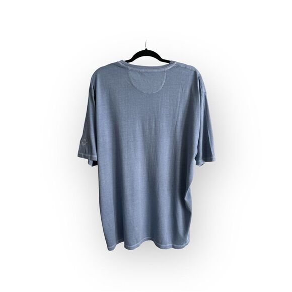 Johnnie-O Men’s Dale 2.0 T-Shirt Front Pocket Blue Size XL - Picture 2 of 4